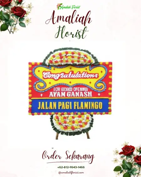 Sewa Papan Bunga Bula Barat